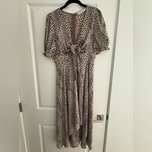 Petal & Pup Tan Leopard Maxi Dress